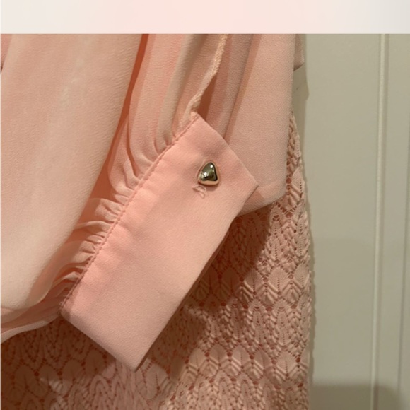 Point peach color dress - Picture 4 of 5